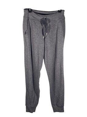 Lululemon On The Fly Pant Heathered Black Womens Joggers pants size 6 active